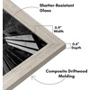 image:imageAmericanflat 8x12 Picture Frame with ShatterResistant Glass  Signature Collection  GalleryStyle Frames Made of Engineered Wood  Photo Frame for Tabletop and Wall Display  DriftwoodDriftwood