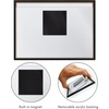 image:imageAmericanflat 8x12 Picture Frame with ShatterResistant Glass  Signature Collection  GalleryStyle Frames Made of Engineered Wood  Photo Frame for Tabletop and Wall Display  DriftwoodBlack