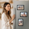 image:imageAmericanflat 8x12 Picture Frame with ShatterResistant Glass  Signature Collection  GalleryStyle Frames Made of Engineered Wood  Photo Frame for Tabletop and Wall Display  DriftwoodBlack
