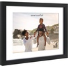 image:imageAmericanflat 8x12 Picture Frame with ShatterResistant Glass  Signature Collection  GalleryStyle Frames Made of Engineered Wood  Photo Frame for Tabletop and Wall Display  DriftwoodBlack