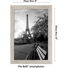 image:imageAmericanflat 8x12 Picture Frame with ShatterResistant Glass  Signature Collection  GalleryStyle Frames Made of Engineered Wood  Photo Frame for Tabletop and Wall Display  DriftwoodDriftwood