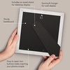 image:imageAmericanflat 8x8 Picture Frame  Matted to 5x5  Engineered Wood  White  Shatterresistant glass wall or tabletop display with included easel sawtooth hangers included secure turntab backingWhite