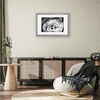 image:imageAmericanflat 8x8 Picture Frame  Matted to 5x5  Engineered Wood  White  Shatterresistant glass wall or tabletop display with included easel sawtooth hangers included secure turntab backingGrey Wood
