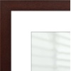 image:imageAmericanflat 8x8 Picture Frame  Matted to 5x5  Engineered Wood  White  Shatterresistant glass wall or tabletop display with included easel sawtooth hangers included secure turntab backingMahogany