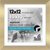 image:imageAmericanflat 8x8 Picture Frame  Matted to 5x5  Engineered Wood  White  Shatterresistant glass wall or tabletop display with included easel sawtooth hangers included secure turntab backingGold