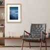 image:imageAmericanflat 8x8 Picture Frame  Matted to 5x5  Engineered Wood  White  Shatterresistant glass wall or tabletop display with included easel sawtooth hangers included secure turntab backingGold