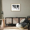 image:imageAmericanflat 8x8 Picture Frame  Matted to 5x5  Engineered Wood  White  Shatterresistant glass wall or tabletop display with included easel sawtooth hangers included secure turntab backingGold