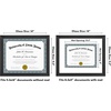 image:imageAmericanflat 8x8 Picture Frame  Matted to 5x5  Engineered Wood  White  Shatterresistant glass wall or tabletop display with included easel sawtooth hangers included secure turntab backingBlack