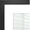 image:imageAmericanflat 8x8 Picture Frame  Matted to 5x5  Engineered Wood  White  Shatterresistant glass wall or tabletop display with included easel sawtooth hangers included secure turntab backingBlack