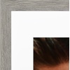 image:imageAmericanflat 8x8 Picture Frame  Matted to 5x5  Engineered Wood  White  Shatterresistant glass wall or tabletop display with included easel sawtooth hangers included secure turntab backingGrey Wood
