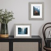 image:imageAmericanflat 8x8 Picture Frame  Matted to 5x5  Engineered Wood  White  Shatterresistant glass wall or tabletop display with included easel sawtooth hangers included secure turntab backingGrey Wood