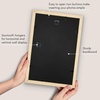image:imageAmericanflat 8x8 Picture Frame  Matted to 5x5  Engineered Wood  White  Shatterresistant glass wall or tabletop display with included easel sawtooth hangers included secure turntab backingNatural Oak