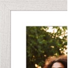 image:imageAmericanflat 8x8 Picture Frame  Matted to 5x5  Engineered Wood  White  Shatterresistant glass wall or tabletop display with included easel sawtooth hangers included secure turntab backingWhite