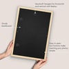 image:imageAmericanflat 8x8 Picture Frame  Matted to 5x5  Engineered Wood  White  Shatterresistant glass wall or tabletop display with included easel sawtooth hangers included secure turntab backingNatural Oak