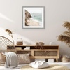 image:imageAmericanflat 8x8 Picture Frame  Matted to 5x5  Engineered Wood  White  Shatterresistant glass wall or tabletop display with included easel sawtooth hangers included secure turntab backingGrey Wood