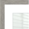 image:imageAmericanflat 8x8 Picture Frame  Matted to 5x5  Engineered Wood  White  Shatterresistant glass wall or tabletop display with included easel sawtooth hangers included secure turntab backingGrey Wood