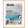 image:imageAmericanflat 8x8 Picture Frame  Matted to 5x5  Engineered Wood  White  Shatterresistant glass wall or tabletop display with included easel sawtooth hangers included secure turntab backingNatural Oak