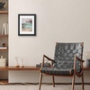 image:imageAmericanflat 8x8 Picture Frame  Matted to 5x5  Engineered Wood  White  Shatterresistant glass wall or tabletop display with included easel sawtooth hangers included secure turntab backingBlack