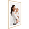 image:imageAmericanflat 8x8 Picture Frame  Matted to 5x5  Engineered Wood  White  Shatterresistant glass wall or tabletop display with included easel sawtooth hangers included secure turntab backingNatural Oak