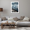 image:imageAmericanflat 8x8 Picture Frame  Matted to 5x5  Engineered Wood  White  Shatterresistant glass wall or tabletop display with included easel sawtooth hangers included secure turntab backingWhite