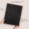 image:imageAmericanflat 8x8 Picture Frame  Matted to 5x5  Engineered Wood  White  Shatterresistant glass wall or tabletop display with included easel sawtooth hangers included secure turntab backingMahogany