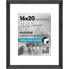 image:imageAmericanflat 8x8 Picture Frame  Matted to 5x5  Engineered Wood  White  Shatterresistant glass wall or tabletop display with included easel sawtooth hangers included secure turntab backingBlack