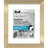 image:imageAmericanflat 8x8 Picture Frame  Matted to 5x5  Engineered Wood  White  Shatterresistant glass wall or tabletop display with included easel sawtooth hangers included secure turntab backingGold