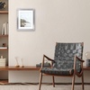 image:imageAmericanflat 8x8 Picture Frame  Matted to 5x5  Engineered Wood  White  Shatterresistant glass wall or tabletop display with included easel sawtooth hangers included secure turntab backingSilver