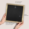 image:imageAmericanflat 8x8 Picture Frame  Matted to 5x5  Engineered Wood  White  Shatterresistant glass wall or tabletop display with included easel sawtooth hangers included secure turntab backingGold