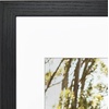 image:imageAmericanflat 8x8 Picture Frame  Matted to 5x5  Engineered Wood  White  Shatterresistant glass wall or tabletop display with included easel sawtooth hangers included secure turntab backingBlack
