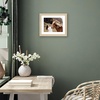 image:imageAmericanflat 8x8 Picture Frame  Matted to 5x5  Engineered Wood  White  Shatterresistant glass wall or tabletop display with included easel sawtooth hangers included secure turntab backingNatural Oak