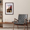 image:imageAmericanflat 8x8 Picture Frame  Matted to 5x5  Engineered Wood  White  Shatterresistant glass wall or tabletop display with included easel sawtooth hangers included secure turntab backingMahogany