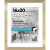 image:imageAmericanflat 8x8 Picture Frame  Matted to 5x5  Engineered Wood  White  Shatterresistant glass wall or tabletop display with included easel sawtooth hangers included secure turntab backingGold