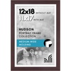 image:imageAmericanflat 8x8 Picture Frame  Matted to 5x5  Engineered Wood  White  Shatterresistant glass wall or tabletop display with included easel sawtooth hangers included secure turntab backingMahogany