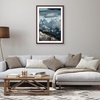 image:imageAmericanflat 8x8 Picture Frame  Matted to 5x5  Engineered Wood  White  Shatterresistant glass wall or tabletop display with included easel sawtooth hangers included secure turntab backingMahogany