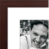 image:imageAmericanflat 8x8 Picture Frame  Matted to 5x5  Engineered Wood  White  Shatterresistant glass wall or tabletop display with included easel sawtooth hangers included secure turntab backingMahogany