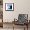 image:imageAmericanflat 8x8 Picture Frame  Matted to 5x5  Engineered Wood  White  Shatterresistant glass wall or tabletop display with included easel sawtooth hangers included secure turntab backingMahogany