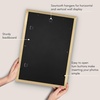 image:imageAmericanflat 8x8 Picture Frame  Matted to 5x5  Engineered Wood  White  Shatterresistant glass wall or tabletop display with included easel sawtooth hangers included secure turntab backingGold