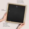image:imageAmericanflat 8x8 Picture Frame  Matted to 5x5  Engineered Wood  White  Shatterresistant glass wall or tabletop display with included easel sawtooth hangers included secure turntab backingGold