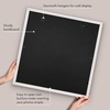 image:imageAmericanflat 8x8 Picture Frame  Matted to 5x5  Engineered Wood  White  Shatterresistant glass wall or tabletop display with included easel sawtooth hangers included secure turntab backingWhite