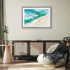 image:imageAmericanflat 8x8 Picture Frame  Matted to 5x5  Engineered Wood  White  Shatterresistant glass wall or tabletop display with included easel sawtooth hangers included secure turntab backingGrey Wood