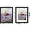 image:imageAmericanflat 8x8 Picture Frame  Matted to 5x5  Engineered Wood  White  Shatterresistant glass wall or tabletop display with included easel sawtooth hangers included secure turntab backingBlack