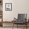 image:imageAmericanflat 8x8 Picture Frame  Matted to 5x5  Engineered Wood  White  Shatterresistant glass wall or tabletop display with included easel sawtooth hangers included secure turntab backingBlack