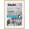 image:imageAmericanflat 8x8 Picture Frame  Matted to 5x5  Engineered Wood  White  Shatterresistant glass wall or tabletop display with included easel sawtooth hangers included secure turntab backingNatural Oak