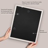 image:imageAmericanflat 8x8 Picture Frame  Matted to 5x5  Engineered Wood  White  Shatterresistant glass wall or tabletop display with included easel sawtooth hangers included secure turntab backingWhite