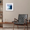 image:imageAmericanflat 8x8 Picture Frame  Matted to 5x5  Engineered Wood  White  Shatterresistant glass wall or tabletop display with included easel sawtooth hangers included secure turntab backingWhite