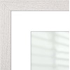 image:imageAmericanflat 8x8 Picture Frame  Matted to 5x5  Engineered Wood  White  Shatterresistant glass wall or tabletop display with included easel sawtooth hangers included secure turntab backingWhite