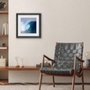 image:imageAmericanflat 8x8 Picture Frame  Matted to 5x5  Engineered Wood  White  Shatterresistant glass wall or tabletop display with included easel sawtooth hangers included secure turntab backingBlack