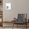 image:imageAmericanflat 8x8 Picture Frame  Matted to 5x5  Engineered Wood  White  Shatterresistant glass wall or tabletop display with included easel sawtooth hangers included secure turntab backingWhite