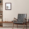 image:imageAmericanflat 8x8 Picture Frame  Matted to 5x5  Engineered Wood  White  Shatterresistant glass wall or tabletop display with included easel sawtooth hangers included secure turntab backingMahogany